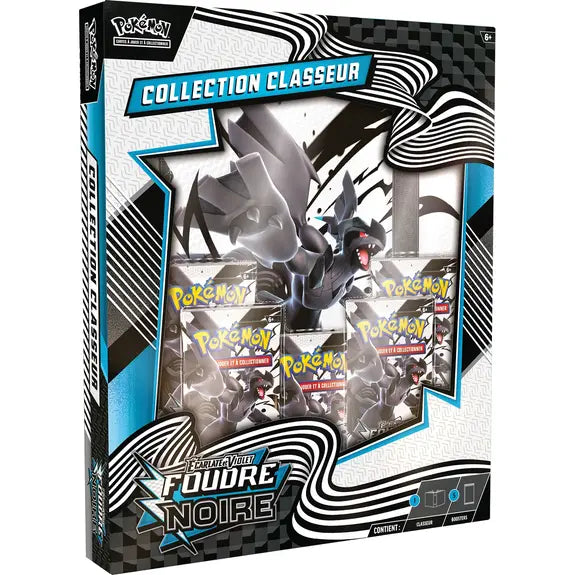 Collection Pokemon classeur et boosters Ecarlate et Violet – Foudre Noire